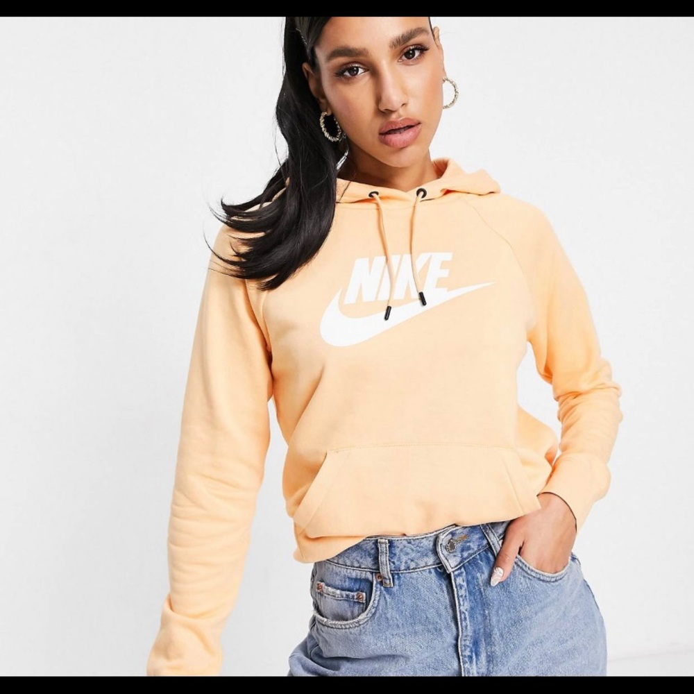 Like New Pastel orange Nike hoodie